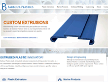 Tablet Screenshot of barbourplastics.com